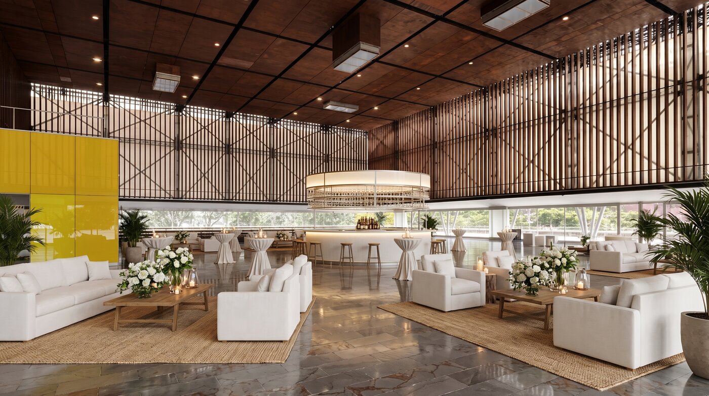 Gran Salón montado como lounge